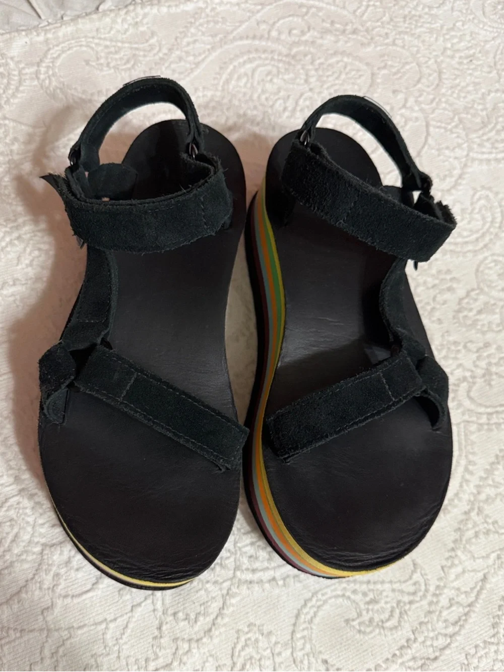 Teva black platform